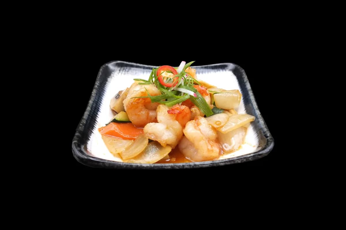 Garnalen met Chinese Groenten