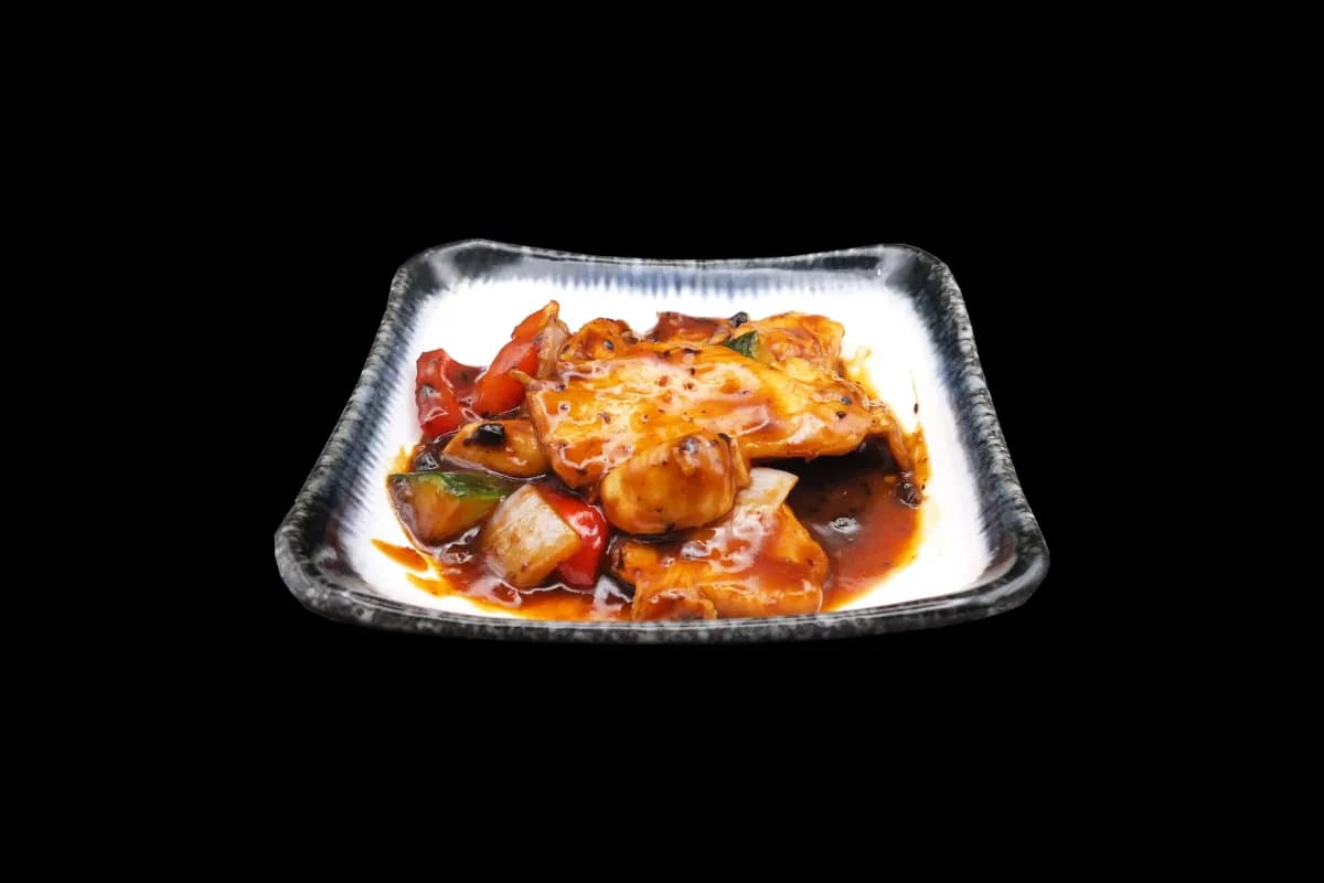 Kipfilet met Zwarte bonensaus