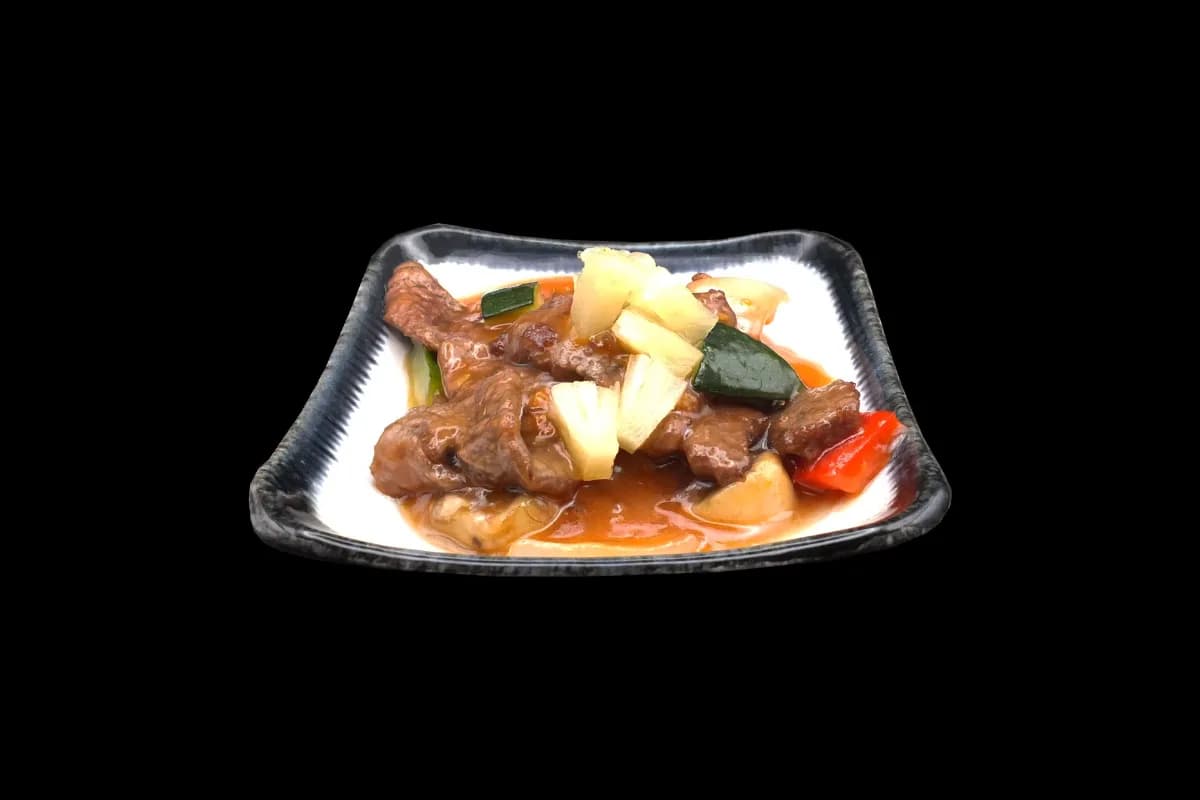 Ossenhaas met Zoetzure saus