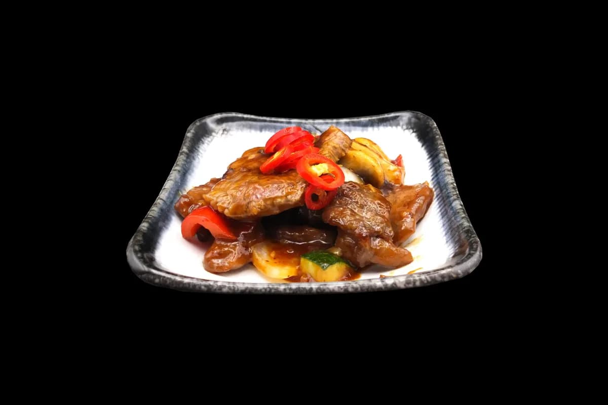Ossenhaas met Hui Kuo saus