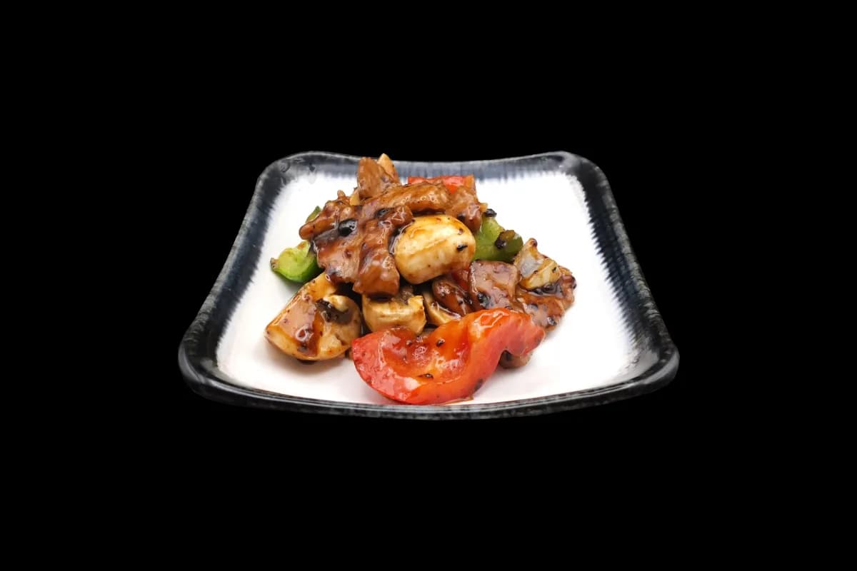 Varkenshaas met Zwarte bonensaus